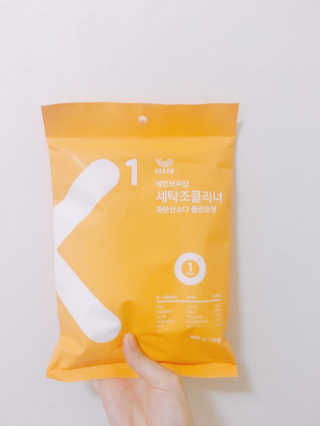 레인보우샵 올인원세탁세제,베이킹소다 스틱포6개입+세탁조클리너 — 5점을 준 리뷰어가 2018년 4월 올린 사용 사진