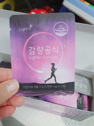 [감량공식] 다이어트 건강기능식품 — 5점을 준 리뷰어가 2019년 12월 올린 사용 사진