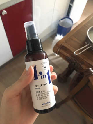 강아지스토리 포인원 모이스처 미스트 100ml — 4점을 준 리뷰어가 2018년 11월 올린 사용 사진