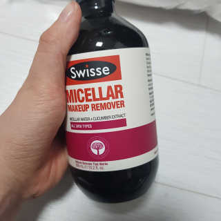 SWISSE 스위스 미셀라 메이크업 리무버 — 5점을 준 리뷰어가 2020년 1월 올린 사용 사진