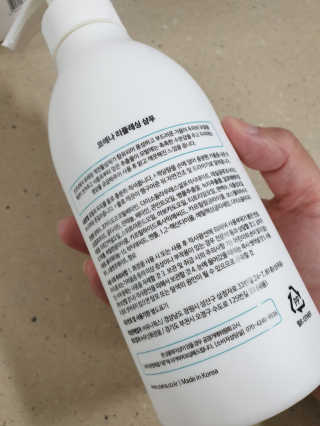 코에나샴푸 500ml — 5점을 준 리뷰어가 2019년 8월 올린 사용 사진