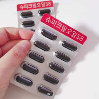 메이준뉴트리 슈퍼 크릴 오일58 1000mg x 30캡슐 — 5점을 준 리뷰어가 2020년 3월 올린 사용 사진