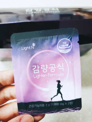 [감량공식] 다이어트 건강기능식품 — 4점을 준 리뷰어가 2019년 12월 올린 사용 사진