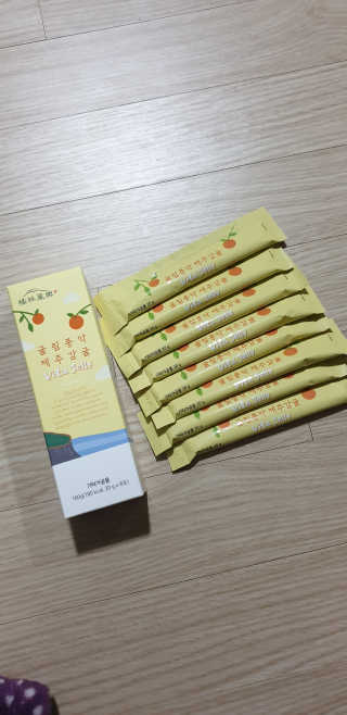 광희생활건강 귤림풍악 제주감귤 비타젤리 — 4.5점을 준 리뷰어가 2020년 2월 올린 사용 사진
