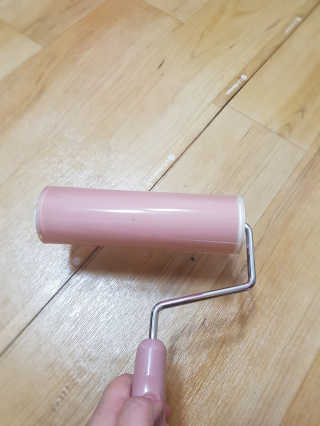 물로 씻어 쓰는 반영구 롤크리너 핸디 모노톤 에디션 — 4점을 준 리뷰어가 2019년 8월 올린 사용 사진