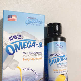 오메가-3스무디 [오메가스무디] 짜먹는 오메가3 DHA 임산부 어린이 — 5점을 준 리뷰어가 2019년 6월 올린 사용 사진