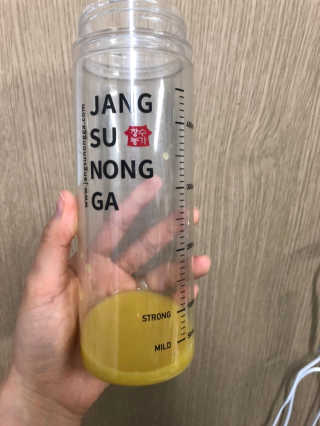 장수농가 리얼깔라만시 원샷 50ml 10팩+보틀 — 5점을 준 리뷰어가 2019년 5월 올린 사용 사진