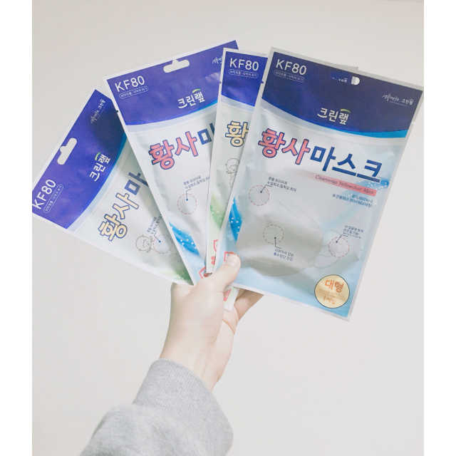 크린랲 황사마스크 리뷰 사진