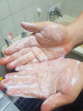 [후르디아] 골라쓰는 모찌 클렌징폼 5종 세트 — 5점을 준 리뷰어가 2019년 5월 올린 사용 사진