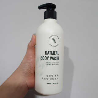 (주)에네스티 내추럴 촉촉  오트밀 바디워시 500ml — 5점을 준 리뷰어가 2019년 12월 올린 사용 사진