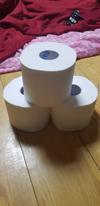 잘풀리는집 부드러운 모이스처 3겹 화장지 30롤 — 5점을 준 리뷰어가 2019년 5월 올린 사용 사진