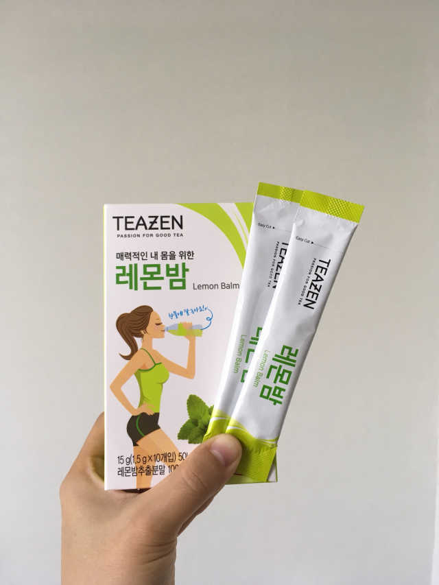 티젠 레몬밤 + 마이보틀 리뷰 사진