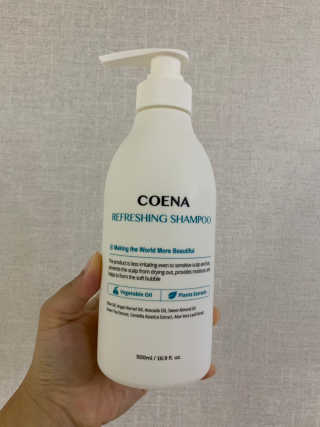 코에나샴푸 500ml — 5점을 준 리뷰어가 2019년 8월 올린 사용 사진