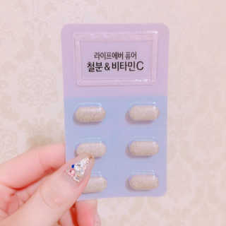 라이프에버퓨어 철분 비타민C — 5점을 준 리뷰어가 2019년 1월 올린 사용 사진