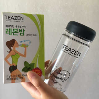 티젠 레몬밤 + 마이보틀 — 3점을 준 리뷰어가 2018년 7월 올린 사용 사진