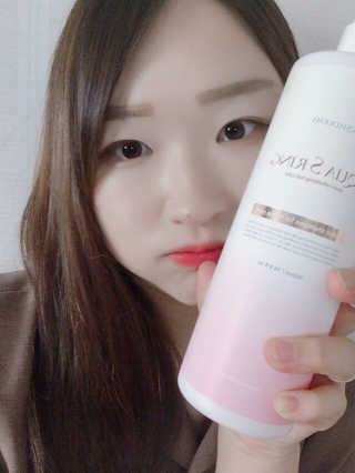 아쿠아큐링 아쿠아S링 퓨어리프레싱 헤어케어 500ml — 5점을 준 리뷰어가 2018년 8월 올린 사용 사진