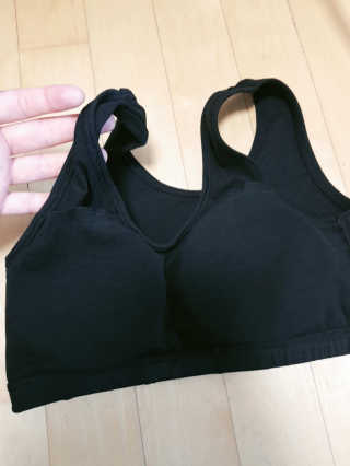 크리비아 All Day Comfort 면스판  메쉬 스포츠 브라 — 5점을 준 리뷰어가 2019년 10월 올린 사용 사진