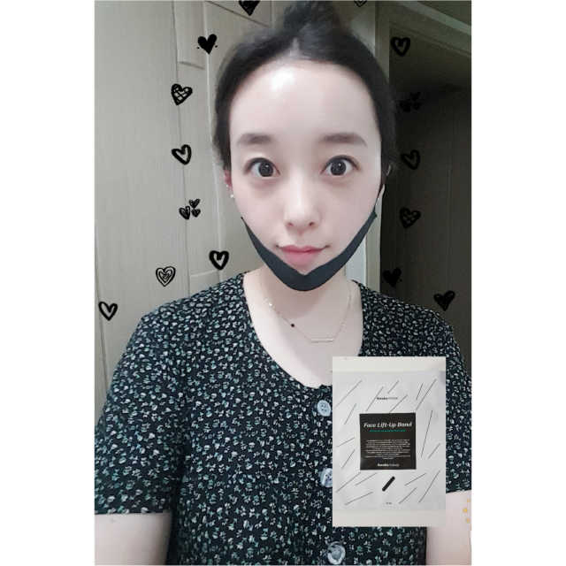 어슬립 페이스 리프트업 밴드 리뷰 사진