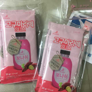 보나쉬슬림 고구마라떼 6pc+보틀 — 3점을 준 리뷰어가 2019년 5월 올린 사용 사진