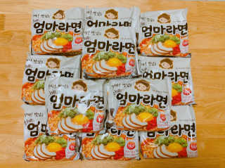 라면 그대로가 제일 맛있는 더엄마라면 — 5점을 준 리뷰어가 2019년 7월 올린 사용 사진