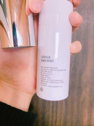 DIADIF 디아디프 D&R MIST — 3점을 준 리뷰어가 2017년 11월 올린 사용 사진
