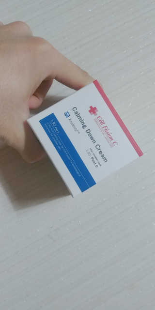 셀퓨전씨 카밍 다운 크림 — 4점을 준 리뷰어가 2018년 11월 올린 사용 사진