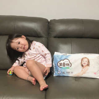 보솜이 리얼코튼 팬티형 — 5점을 준 리뷰어가 2019년 3월 올린 사용 사진