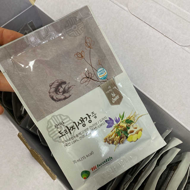 [하이헬스] 환절기에 좋은 참진한 도라지생강즙 30포 리뷰 사진