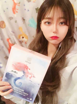 라리타 코스메틱 시호스 하이드로리피드 페이셜 마스크 — 5점을 준 리뷰어가 2017년 4월 올린 사용 사진