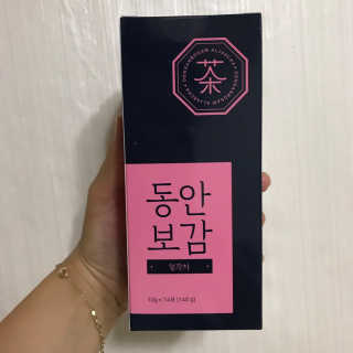 동안보감 얼작차 붓기를 빼주는 동안보감 한방 프리미엄 얼작차 — 4점을 준 리뷰어가 2019년 10월 올린 사용 사진