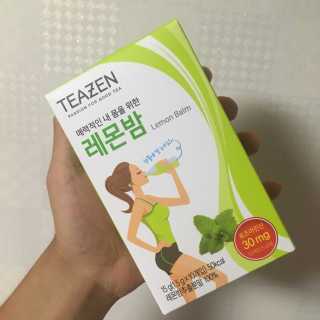 티젠 레몬밤 + 마이보틀 — 5점을 준 리뷰어가 2018년 7월 올린 사용 사진