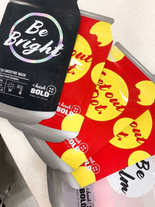 hashBOLD 해쉬볼드 캔 팩 프레쉬 스무디 마스크 3종 10매입 — 5점을 준 리뷰어가 2019년 8월 올린 사용 사진