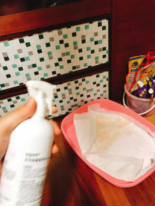 미자펫 반려동물탈취제 500ml — 4점을 준 리뷰어가 2018년 8월 올린 사용 사진