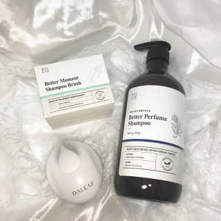 달리프 베러 퍼퓸 샴푸 1000ml 레이니데이 or 일랑로즈 — 5점을 준 리뷰어가 2018년 9월 올린 사용 사진