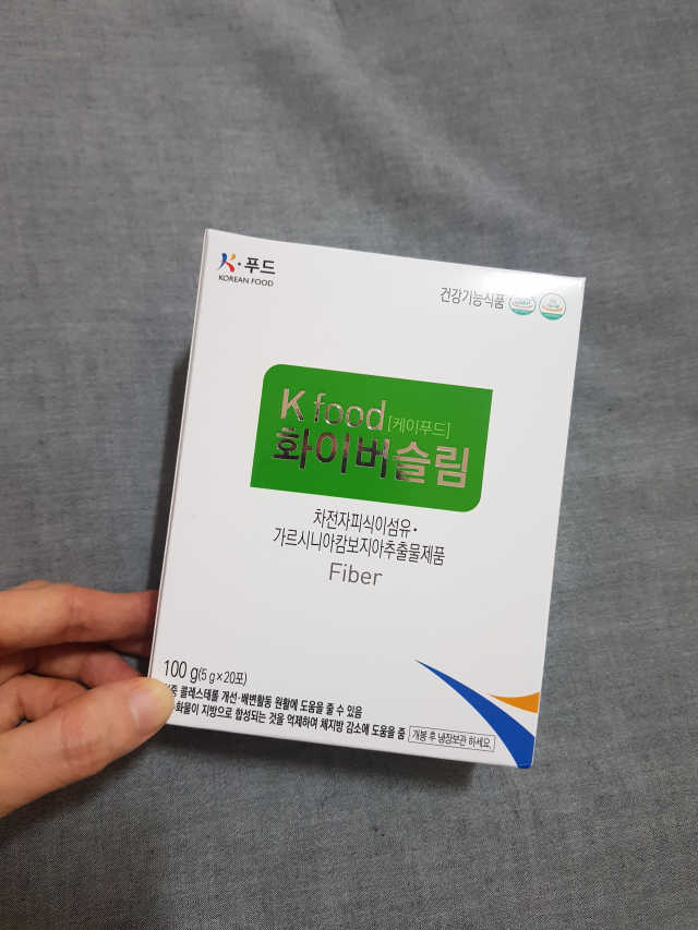 똥기사의 Kfood 화이버슬림 리뷰 사진