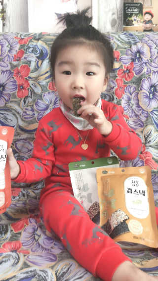 더빈트 와삭바삭 김스낵 — 4.5점을 준 리뷰어가 2019년 12월 올린 사용 사진