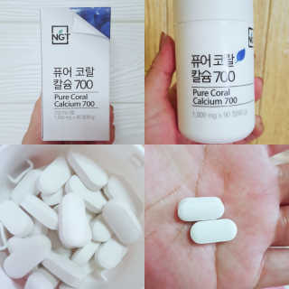네츄럴굿띵스 퓨어 코랄 칼슘 700 30일분 — 5점을 준 리뷰어가 2018년 5월 올린 사용 사진