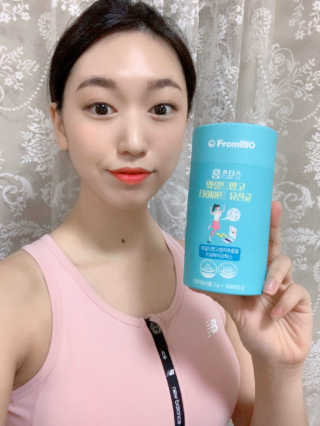 홍쓰다스 다이어트유산균, 체지방감소와 장건강개선 — 5점을 준 리뷰어가 2019년 10월 올린 사용 사진