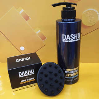 다슈코리아 다슈 단백질 한방 두피 골드 샴푸 500ml +샴푸브러쉬 — 5점을 준 리뷰어가 2019년 5월 올린 사용 사진