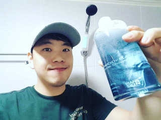 맨즈스킨 바디플레이어 약산성 퍼퓸 바디워시 — 4.5점을 준 리뷰어가 2019년 8월 올린 사용 사진