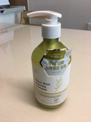 달리프 클로렐라 베러 루트 릴렉싱 샴푸 500ml — 4점을 준 리뷰어가 2020년 1월 올린 사용 사진