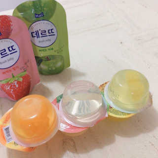 데르뜨 떠먹는 과일 3종, 짜먹는 과일 2종 총 10개 체험 — 4점을 준 리뷰어가 2020년 3월 올린 사용 사진