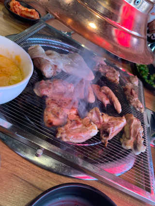 [춘여닭숯불닭갈비] 닭갈비 무한 2인+치즈퐁듀+음료수 — 4점을 준 리뷰어가 2019년 6월 올린 사용 사진