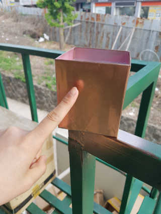 크라이런 프리미엄 메탈릭 스프레이 — 3점을 준 리뷰어가 2017년 5월 올린 사용 사진