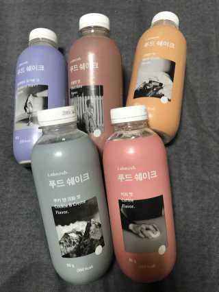 미래식사 랩노쉬 푸드쉐이크 5종 세트 — 5점을 준 리뷰어가 2018년 4월 올린 사용 사진