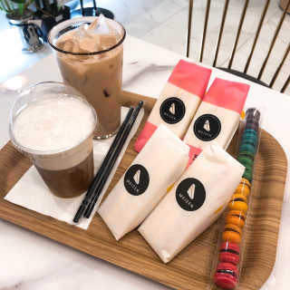 메이젠 인천논현점 [메이젠_논현]샌드위치 4개,소금커피,밀크티,마카롱 — 4점을 준 리뷰어가 2019년 4월 올린 사용 사진