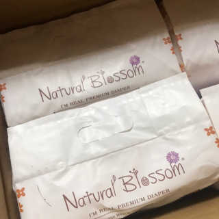 네추럴블라썸 NATURAL BLOSSOM 슈퍼 얇은 바지 기저귀 — 5점을 준 리뷰어가 2018년 11월 올린 사용 사진