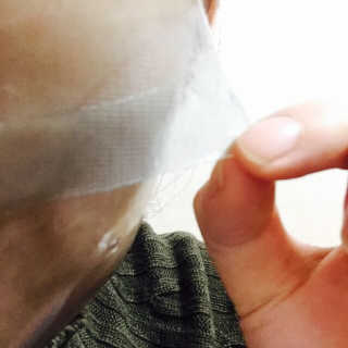 케어놀로지 리블루 오일 겔 마스크 5매입 세트 — 4.5점을 준 리뷰어가 2017년 2월 올린 사용 사진
