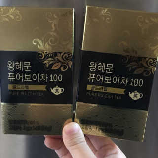 넥스트비티 왕혜문 퓨어 보이차 100 골드라벨 — 4.33점을 준 리뷰어가 2017년 11월 올린 사용 사진