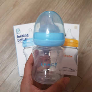 유비맘 신생아젖병 120ml 트리플팩_ 젖꼭지 포함 — 5점을 준 리뷰어가 2020년 2월 올린 사용 사진
